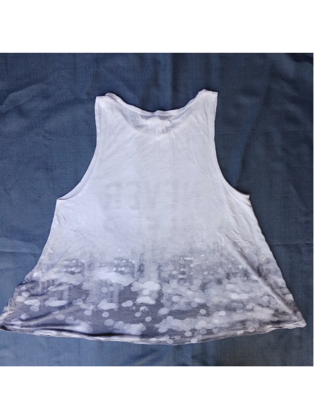 Vintage Abercrombie & Fitch Never Sleep Women's S Tank Top White Relaxed Fit